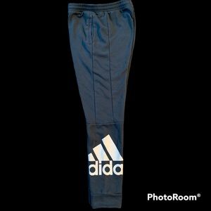 MEN’S ADIDAS ESSENTIALS FRENCH TERRY TAPERED CUFF LOGO PANTS - SIZE S